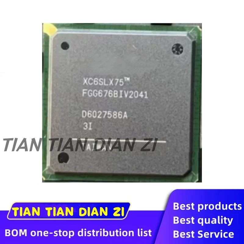 1pcs/lot XC6SLX75-2FGG676 XC6SLX75 encapsulated BGA-676 ic chips in stock