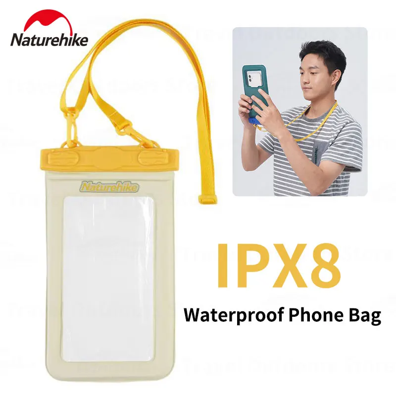 Naturehike Phone Waterproof Bag Mobile Phone Swimming Shooting IPX8 Waterproof Bag Beach Fishing Travel Surf PVC Waterproof Bag