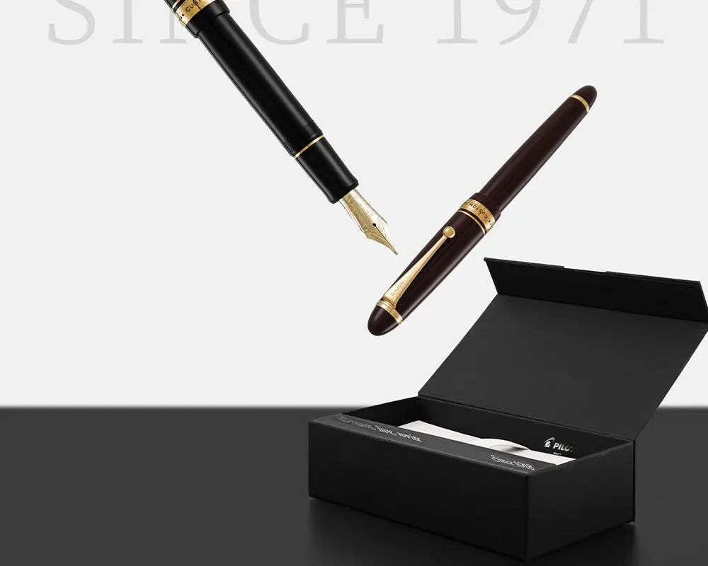 Pilot Custom 743 Fountain Pen - Large 14k Gold Nib, Flex Writing