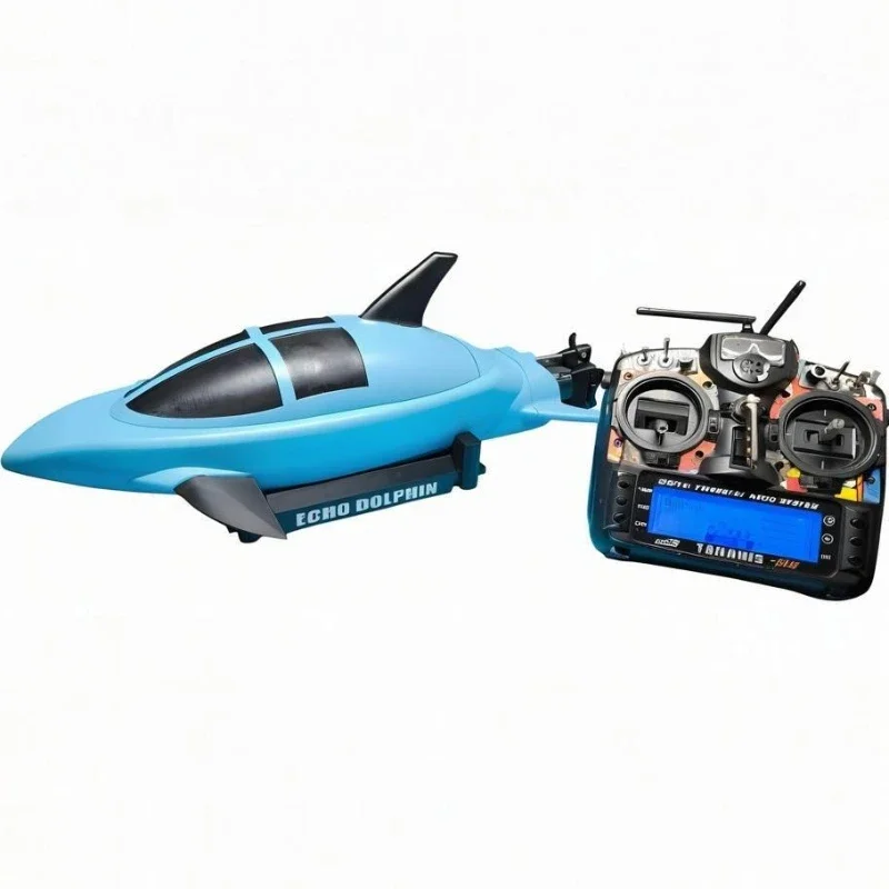 Omnidirectional Spray Pump System Dolphin 54cm RC Ship Model KIT Version Bionic Fin Linkage Adaptation M-JET-35 Spray Pump