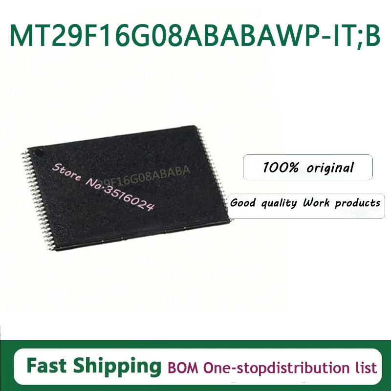 5PCS/lot  MT29F16G08ABABAWP-IT:B 2GB MT29F2G08ABAEAWP:E TSOP48 100% NEW