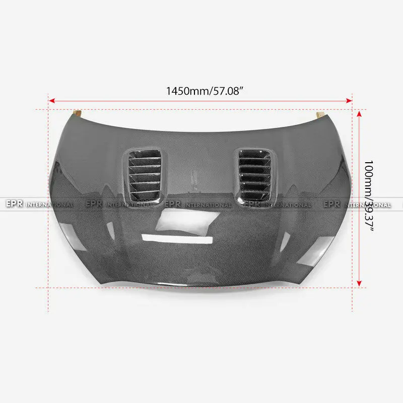 For Toyota Yaris GR GXPA16 EPA Type Front Hood Bonnet Carbon Fiber Bodykits