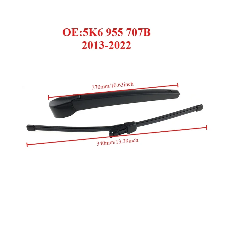 Rear Windshield Windscreen Washer Wiper Arm Blade Set For Seat Leon Car Wiper Arm Replacement Accessories 2006 -Till Now