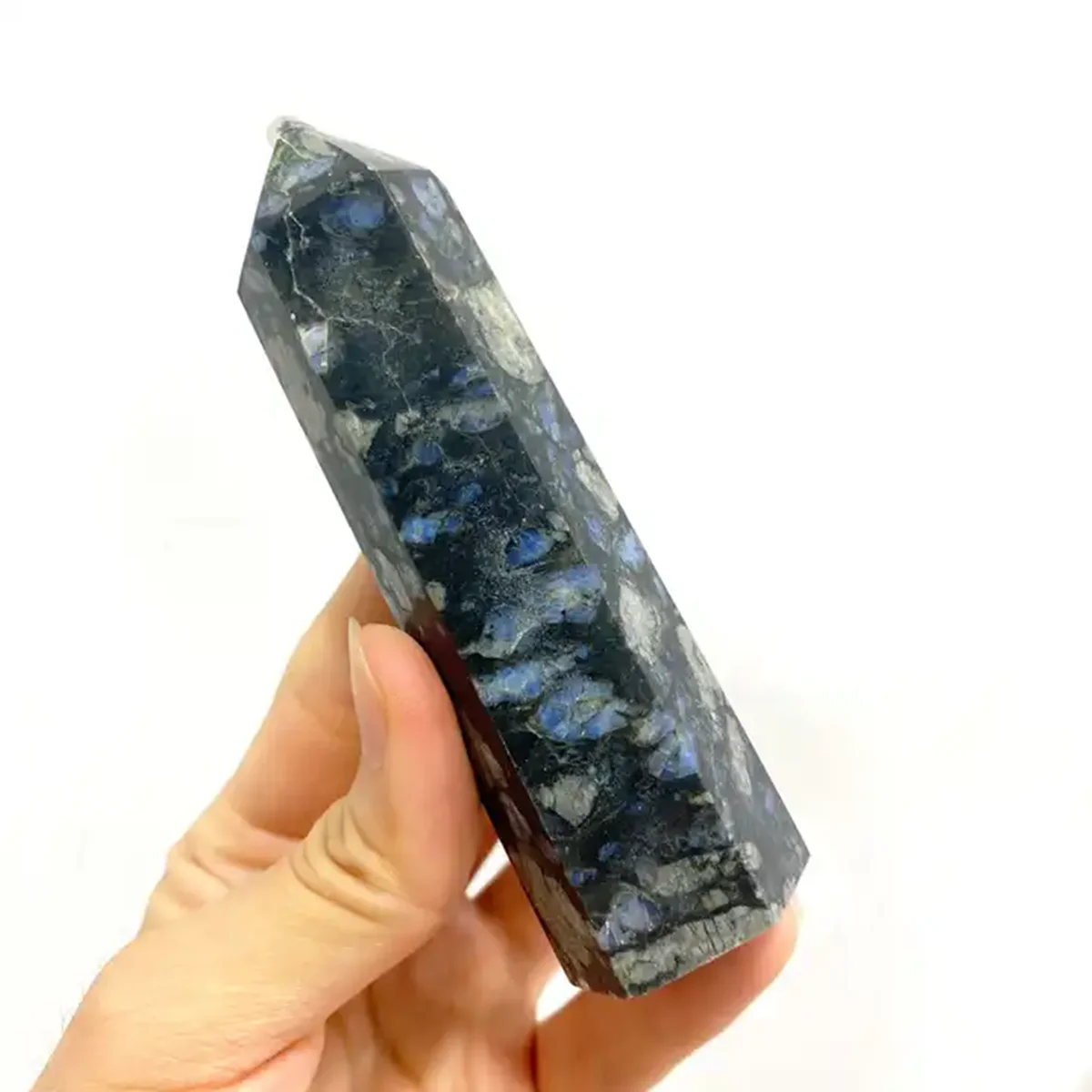 7-8cm High quality natural crystal gemstone tower que sera point crystal tower for healing