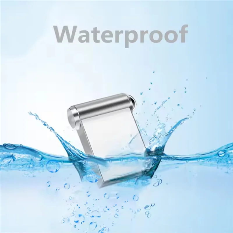 محرك فلاش USB معدني صغير جدًا جديد، محرك أقراص 128 جيجا بايت، عصا ذاكرة عالية السرعة USB2.0