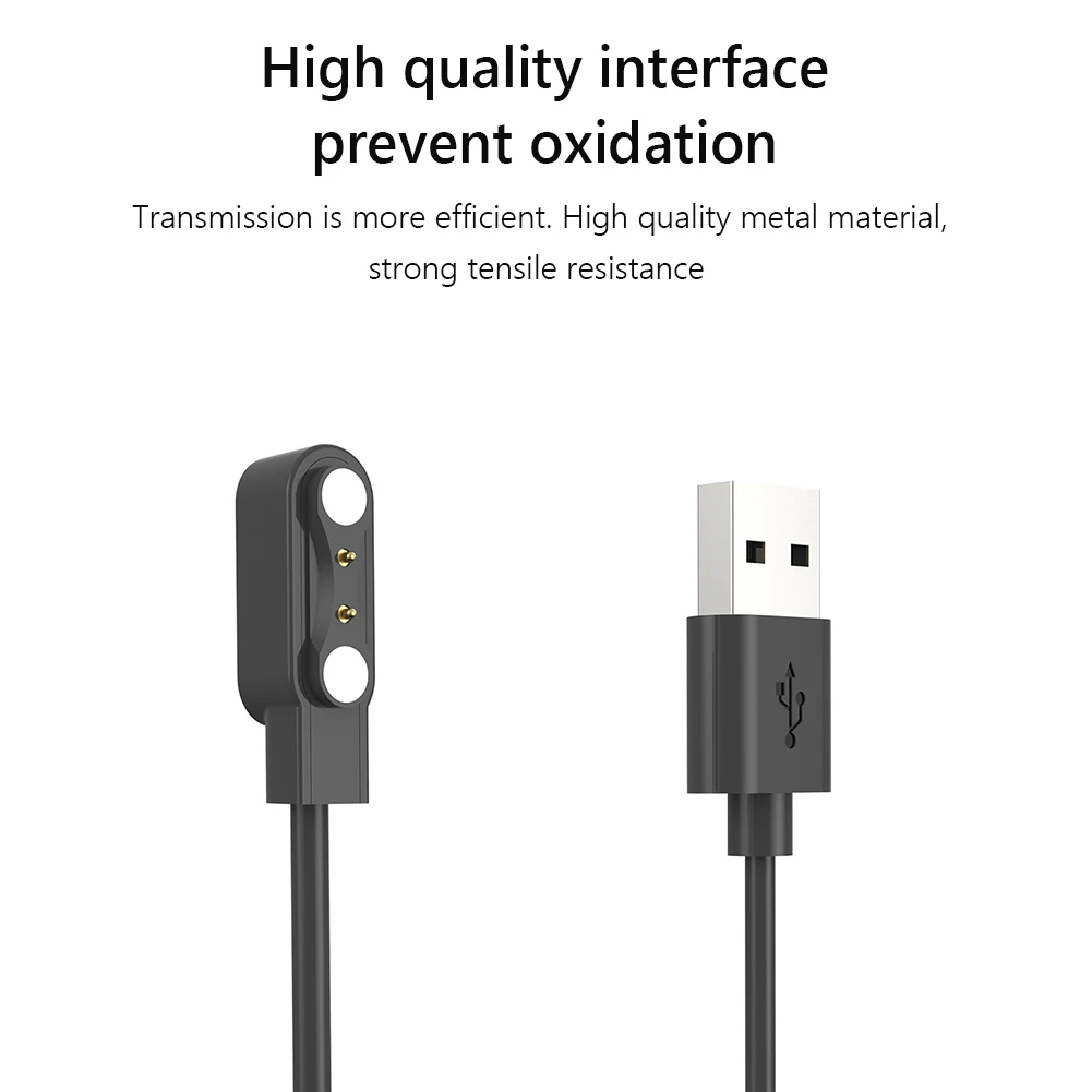 0.6/1M Smartwatch Fast Charging Cable Replacement USB Magnetic Charging Cable Watch Charger Charging Cable for IMILAB KW66 SW022