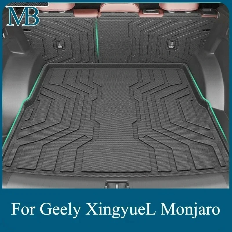 

New Style TPE Car Trunk Mat For Geely Xingyue L Monjaro xingyueL 2025 Accessories Waterproof Dirt Resistant Cargo Liner Pet Mat