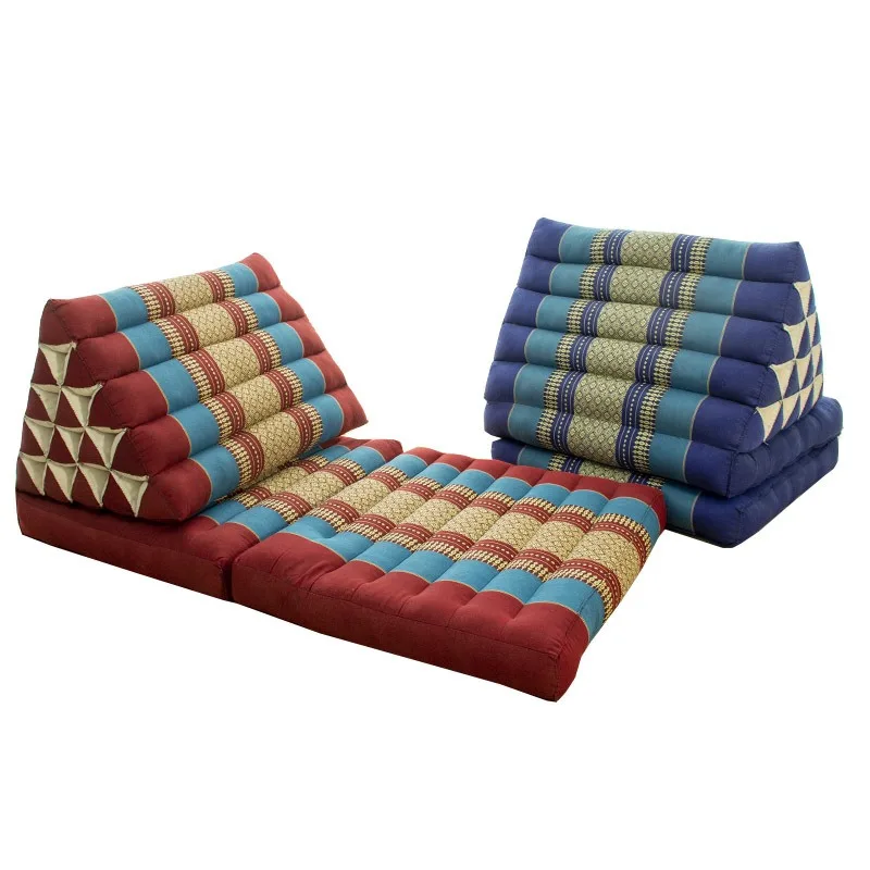 Thailand Kapok Pillow Cushion South East Asia Tatami Back Bed Single Triangle Mat Window Sill Bay Window Mat