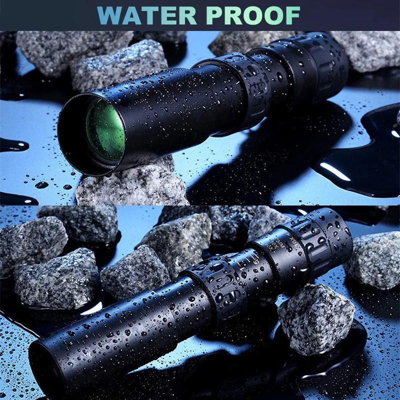 Portable Strong Telescope 10-300X Zoom HD Professional Monocular Long Reach Night Vision Monocle For Hunting Telescope