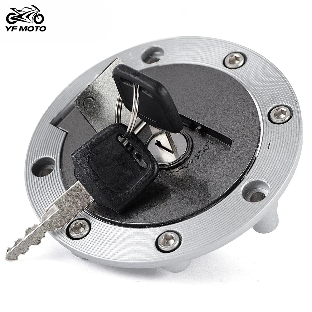دراجة نارية خزان الوقود غطاء تغليف مع مفتاح لياماها YZF R1 R750 الرعد القط TDM850 XJ600 900 تحويل FZR600 نشأة #2