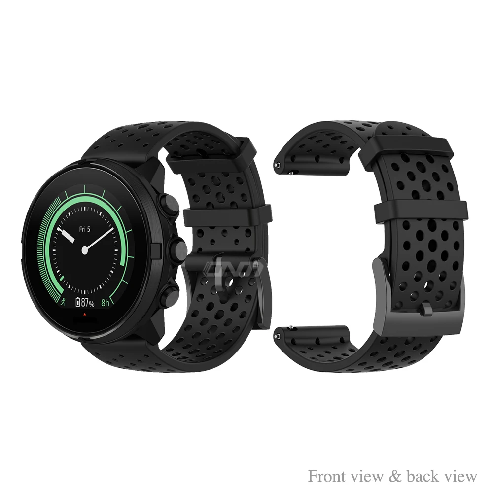 Silicone Bracelet for Suunto 7 9 Baro D5 Spartan Sport wrist hr Smart Watch Watchband Correa Strap For Fossil Q Hybrid