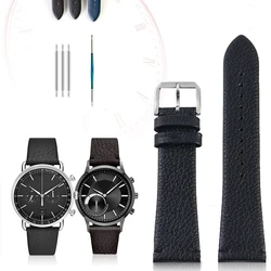 For Armani Cow Leather Watch Strap Men's AR11105 AR1979 AR2501 AR1012 AR2448 Chain Watchband Universal Bracelet 22mm Wristband