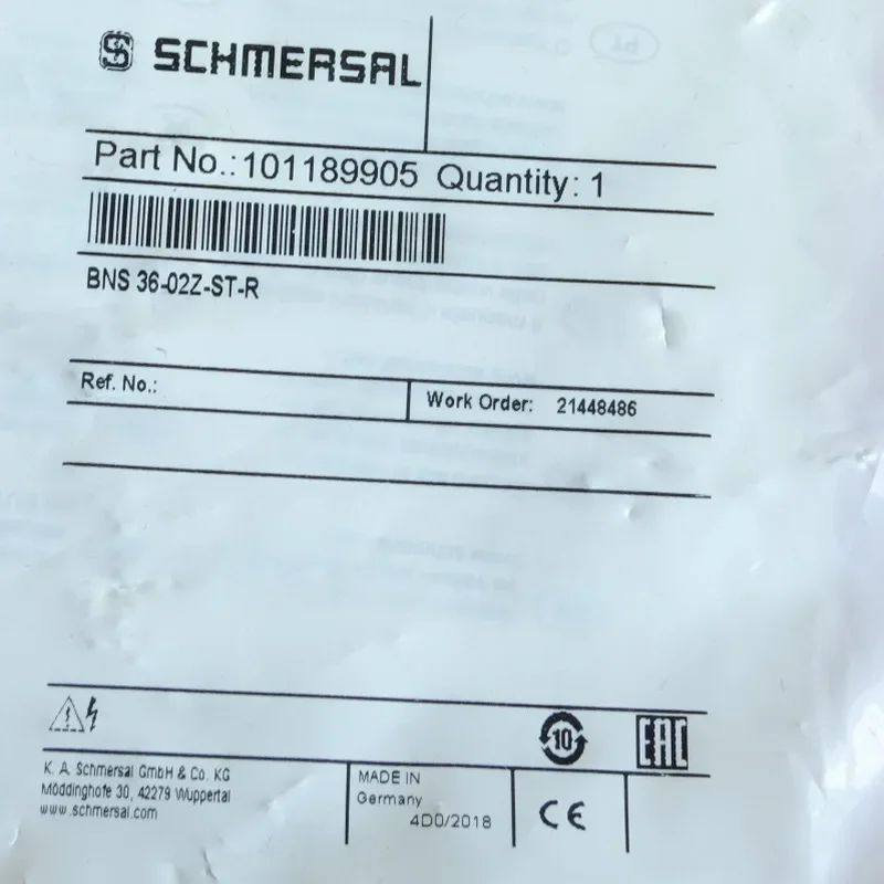 New BNS 36-02Z-ST-R 101189905 security sensor