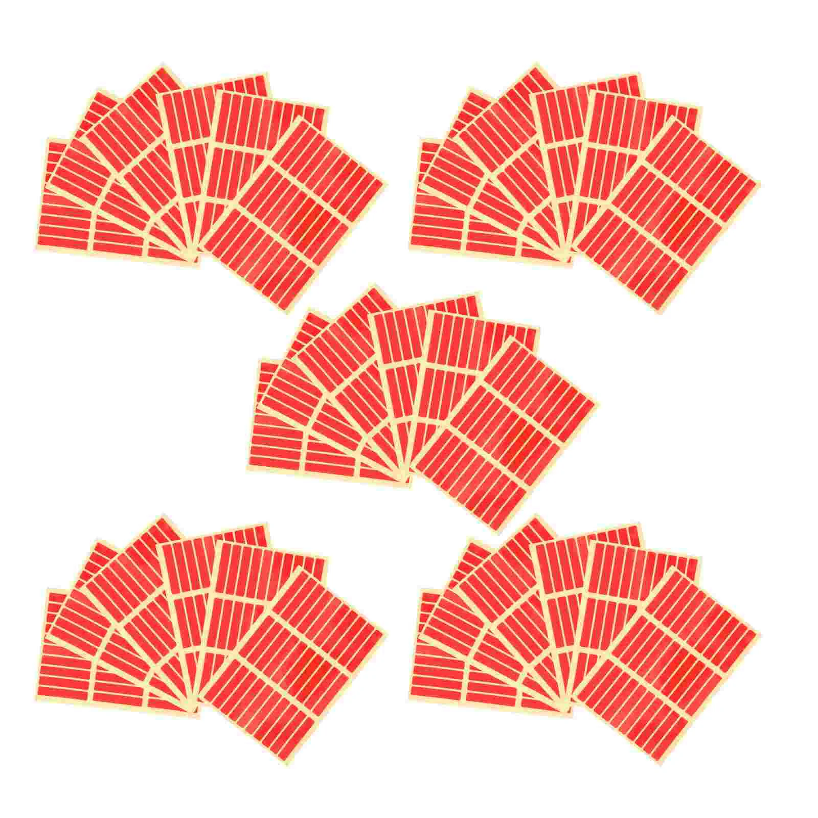 

10 Pcs Nail Double-sided Adhesive Tape for Support Label Blank Sticker Binder Plastic Hard Hat Tree