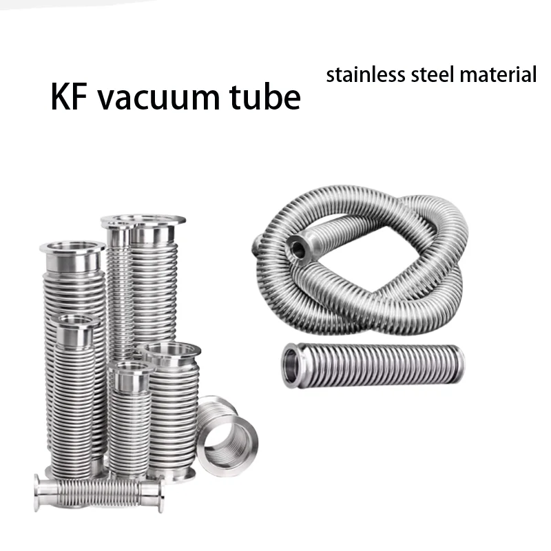 

KF50 flexible Vacuum Stainless Steel Pipe Bellows Hose Bellows Vacuum Fitting expansion flexible and compressible Bellows
