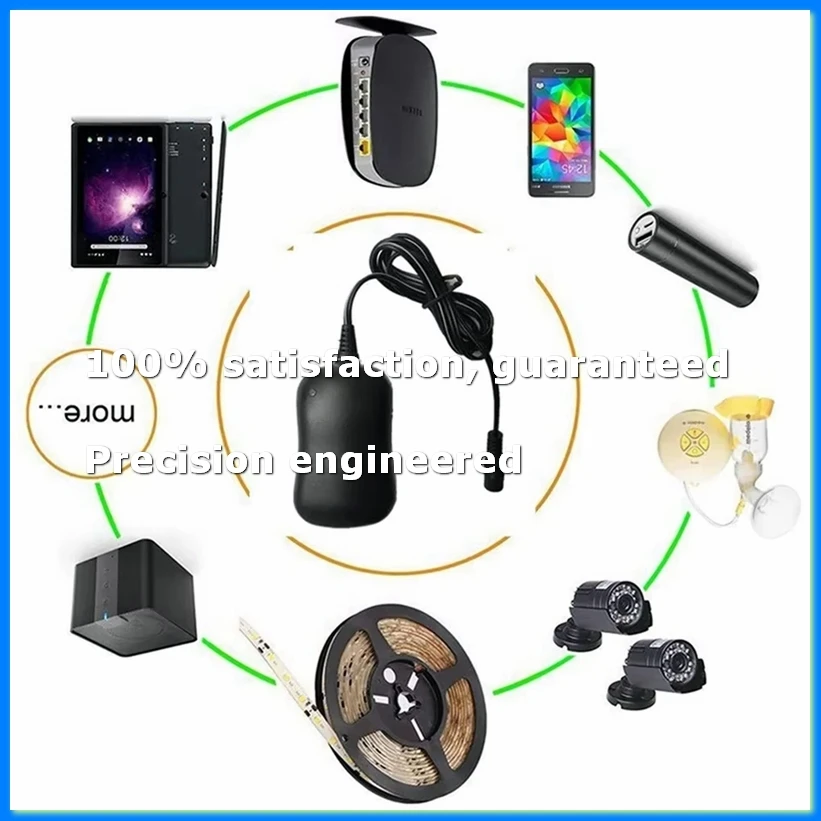 DC 3V 4.5V 5V 6V 7.5V 9V 12V 30W Adapter US Adjustable Power Supply USB 2.1A Universal Charger Switch
