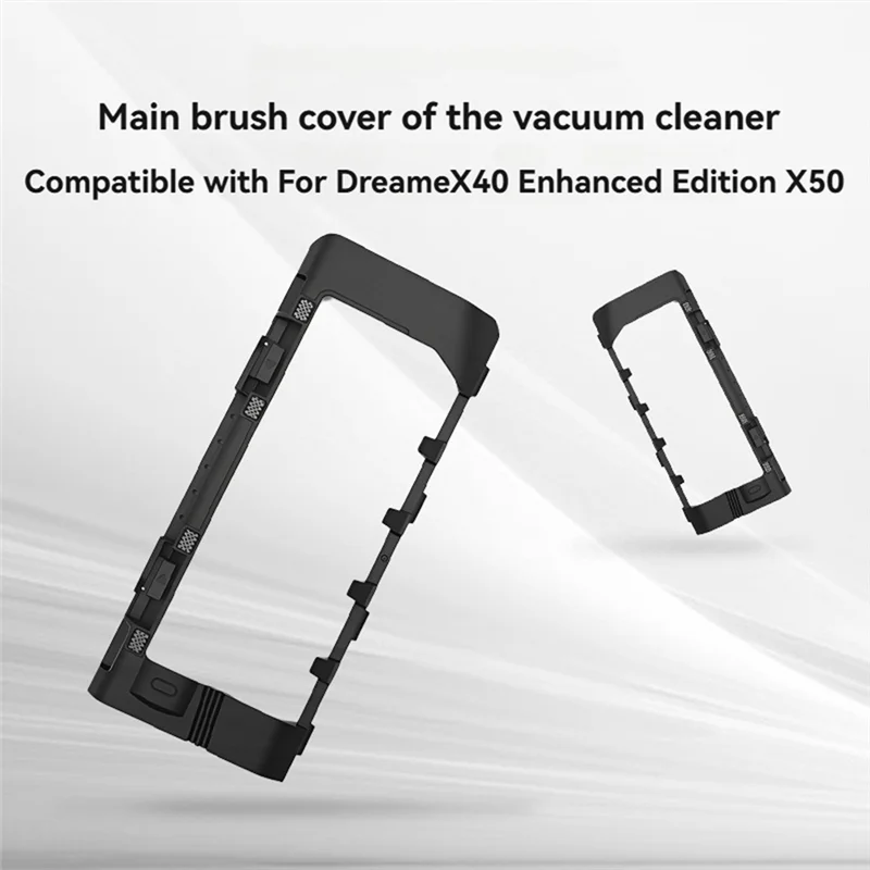 A94E-メインブラシカバーとメインブラシ Dreame X50 Ultra /X50 Pro / S40 X40 強化版ロボット掃除機アタッチメント用