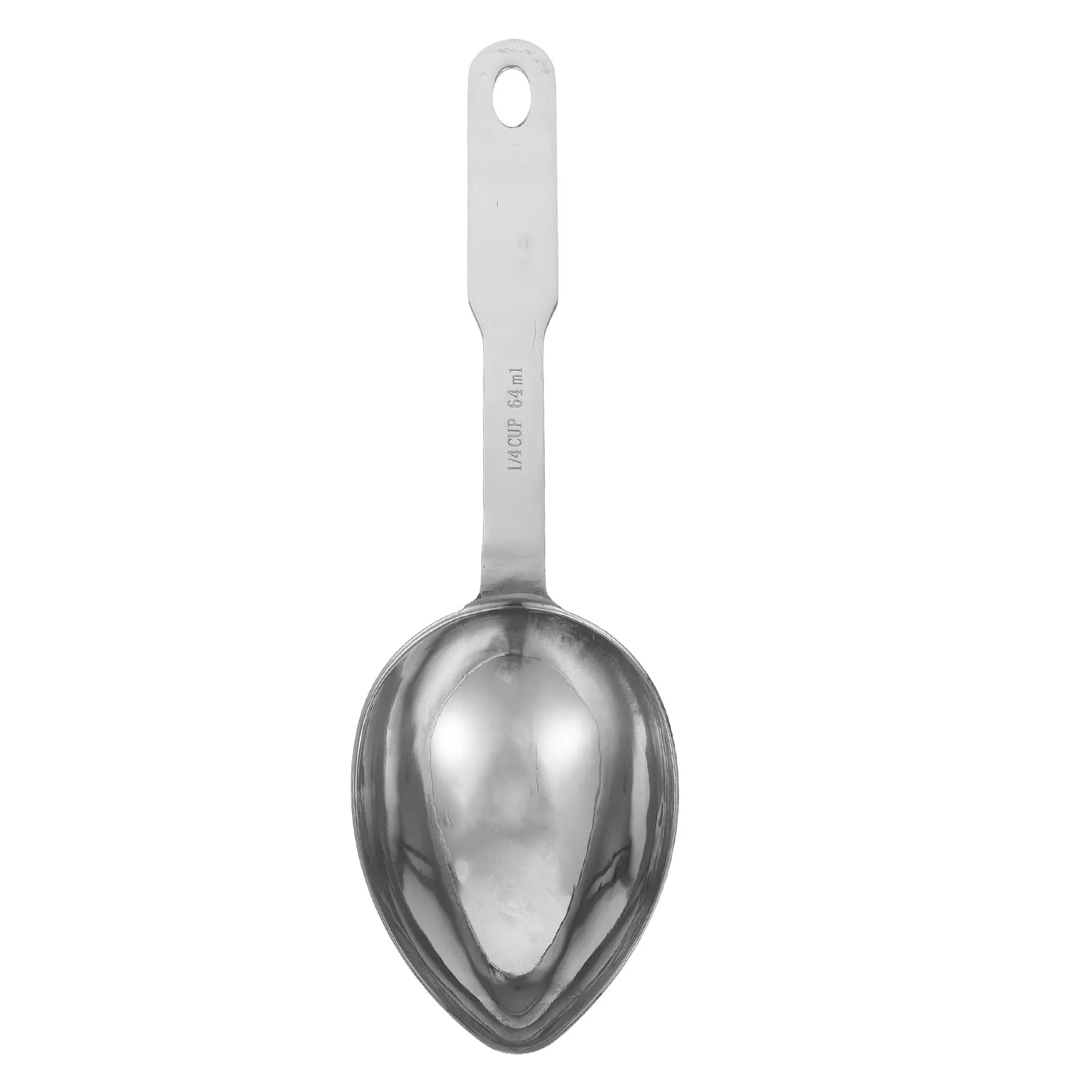 

Stainless Steel Measuring Spoon 1 3 Cup Teaspoon Tablespoon Scoop for Kitchen Coffee Shop Grain Powder Sugar Dry Material