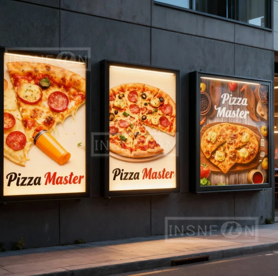 Custom Outdoor Led Sign Wall Logo Light Poster Signboard Advertising Box Business Panel Illuminated Personalized Luminous Letter