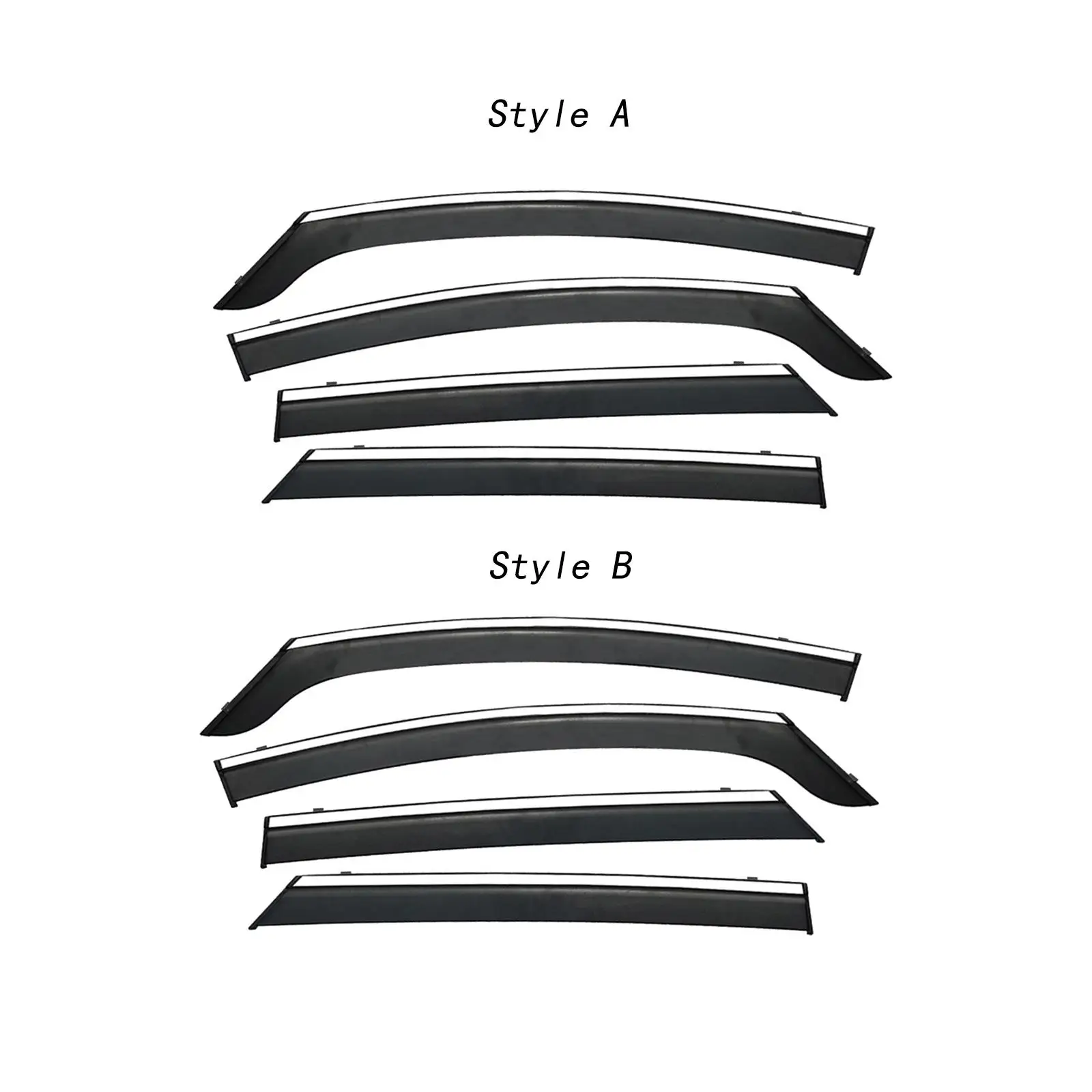 

4-компонентный ветровой дефлектор бокового окна для Byd Dolphin
