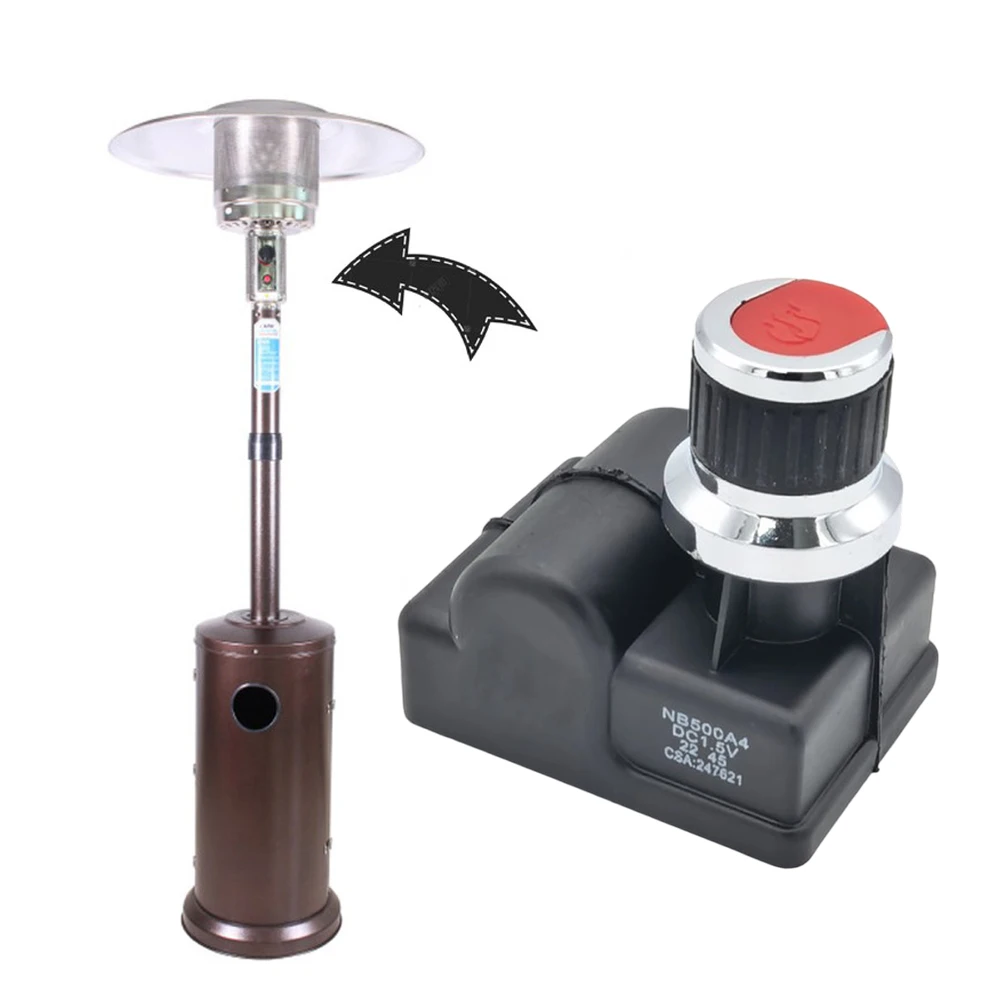 Battery Powered Pulse Ignition Switch Compatible with For Gas Ovens and Grills Featuring Robust Construction and Button Control