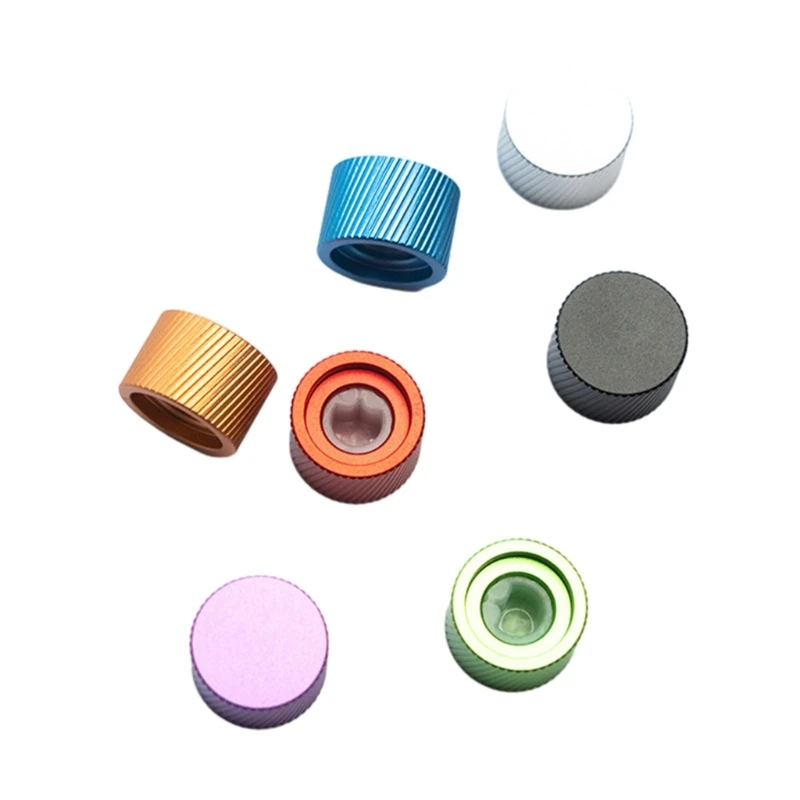 Metal Knob Keyboard Knob Personality Aluminum Knob for Mechanical Keyboard Half Shaft Sturdy Control Accessories