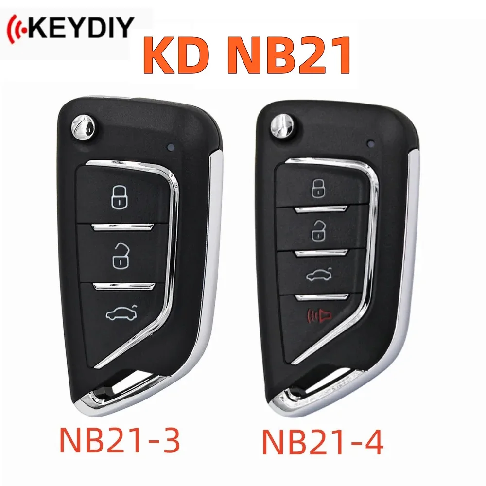 

1PCS KEYDIY NB21 Car Remote Key NB21-3/4 Buttons KD Car Keys for KD900/KD-X2 Key Programmer NB Series Remote Control Car Key