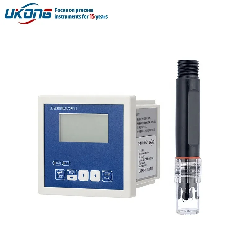 

online digital pH ORP TEMP water quality analyzer meter pH transmitter