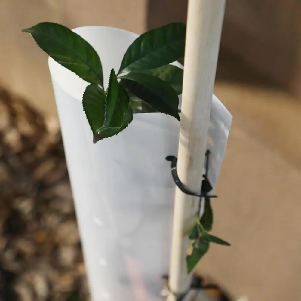 Tree Grow Tubes Plant Protection Tubes 5pcs Tree Sapling Grow Tubes 36-48 Inch Ventilated Protectors with Zip Ties for Deer