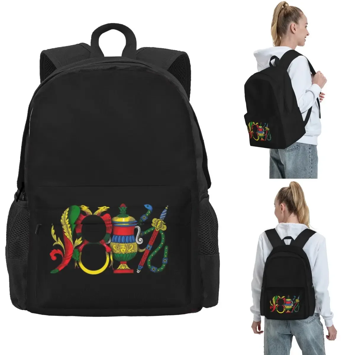 Italian Aces Briscola Scopa Card Backpack Hot Sale Daypack Large Capacity Children BookBag School BagShoulder Bags for Men Women
