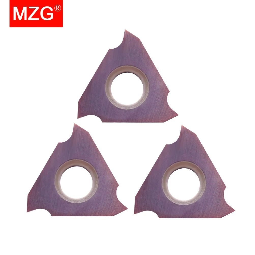 Imagem -02 - Tooth Coating Inserções Tgf32l Zp15 Círculo Exterior Triangular Liga Rasa Cnc Novo Tain Grooving 10 Pcs Aço Inoxidável
