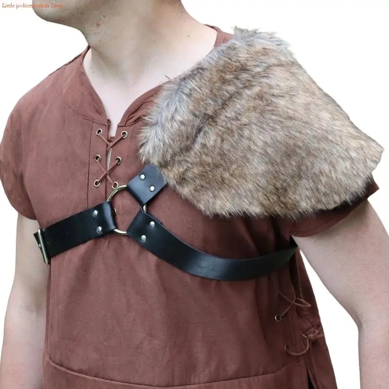 F92D Llamativo accesorios teatro chal cómodo accesorio disfraz punto para entusiastas del Cosplay y viajeros