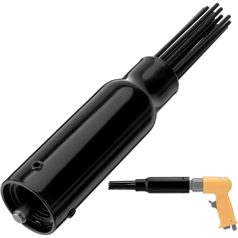 

A74E-Needle-Scaler Attachment Air Tool Air Hammer Descaling Needles-Heavy-Duty Pneumatic Rust Remover Tool