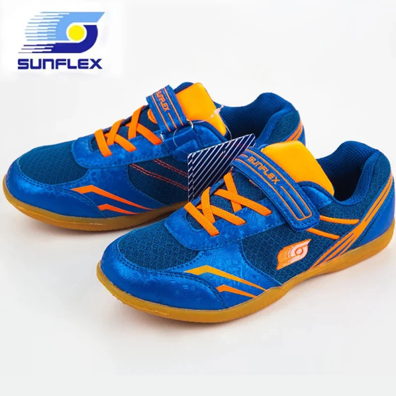 SUNFLEX Kid buty do tenisa stołowego wytrzymałe tenisówki z górnej Ping Pong buty treningowe sportowe trampki tenis stołowy buty dziecięce