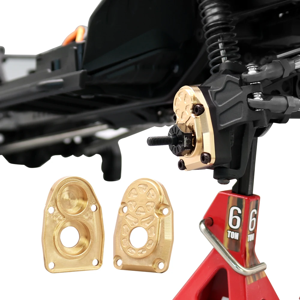 Rc 1/10 Crawler Axial SCX10 III CAPRA Brass Front Steering Knuckle Rear Axle Portal Cover Counterweight AXI03007 Capra 1.9 UTB