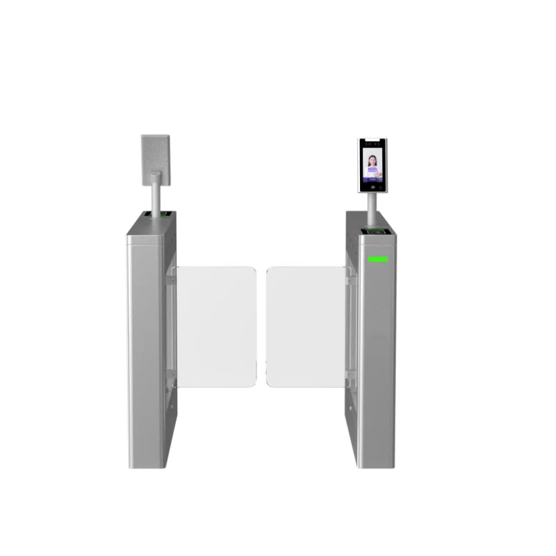 Flap Gate Swing Turnstile Barrier RFID Card Face Recognition Access Control Pedestrian Passage Gate