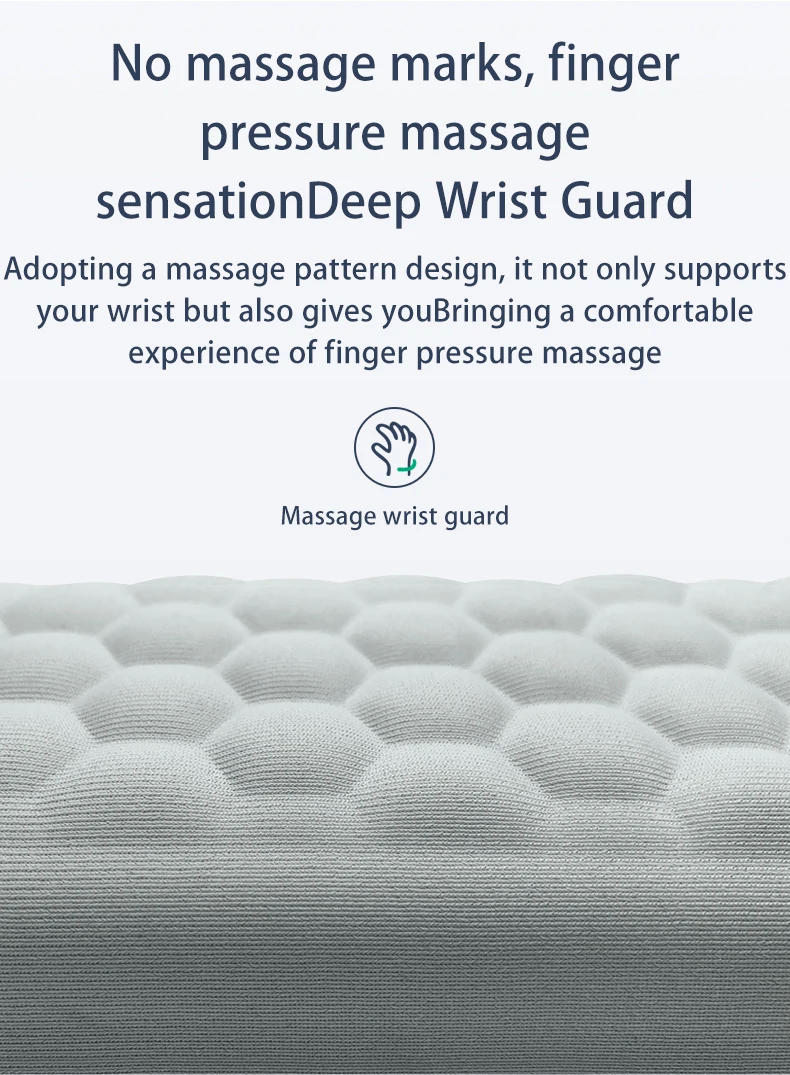 Tastatur Maus Handgelenk Rest Pad Memory Foam Hand Rest Unterstützung Unterstützung Ergonomische Handgelenk Kissen Pad Memory Foam Für Notebook Laptops – Detail 5