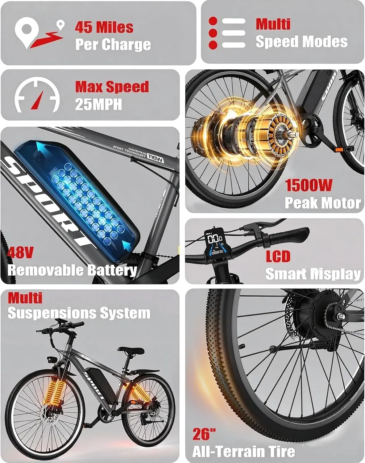 1500W Peak Motor 26