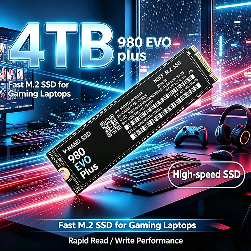 High Speed 980 EVO Plus NGFF SSD 500GB 1TB 2TB 4TB SSD M.2 2280 PCIe3.0 SSD Internal Solid State Drive Disk for Laptop Desktop