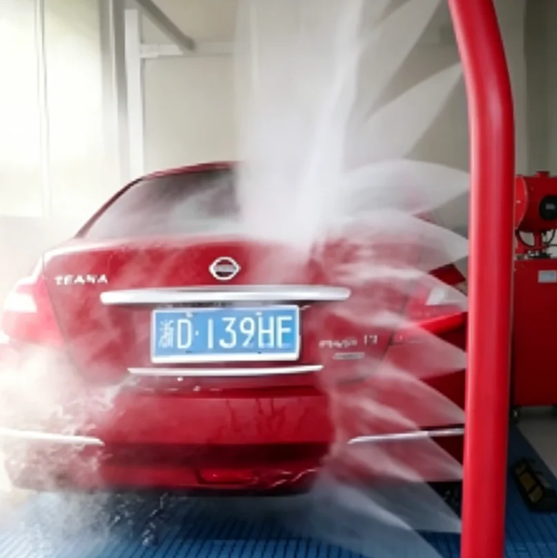 Fully Automatic Touch-Free Car Wash System High Pressure Foam Fast Cleaning Contactless Car Washer Energy Saving