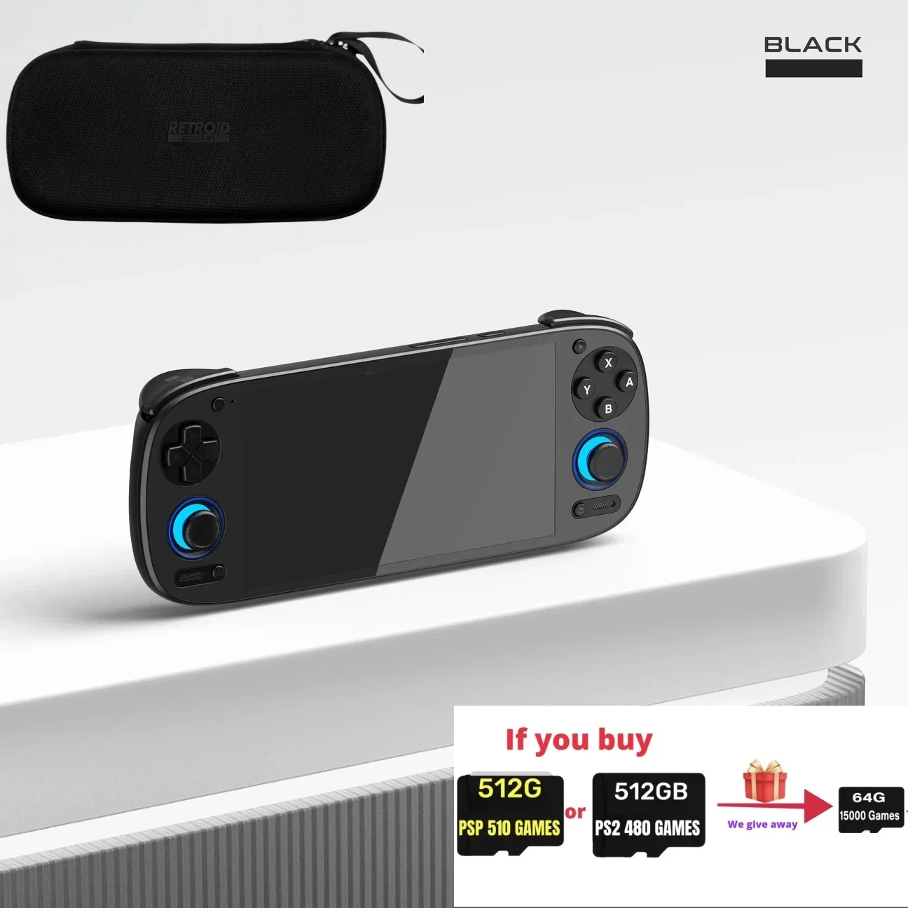 Retroid Pocket G2　Blackカラー Retroid Pocket G2 - Retrogaming Android Console