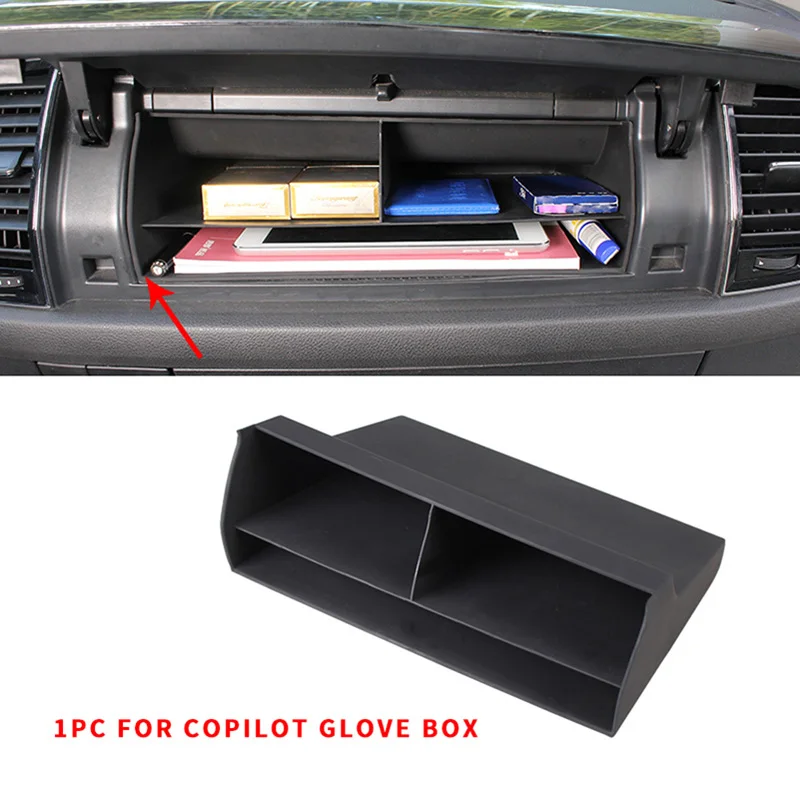 

1pc for SKODA KODIAQ GT Sportline 2017-2023 Copilot Glove Box Interlayer Storage Box