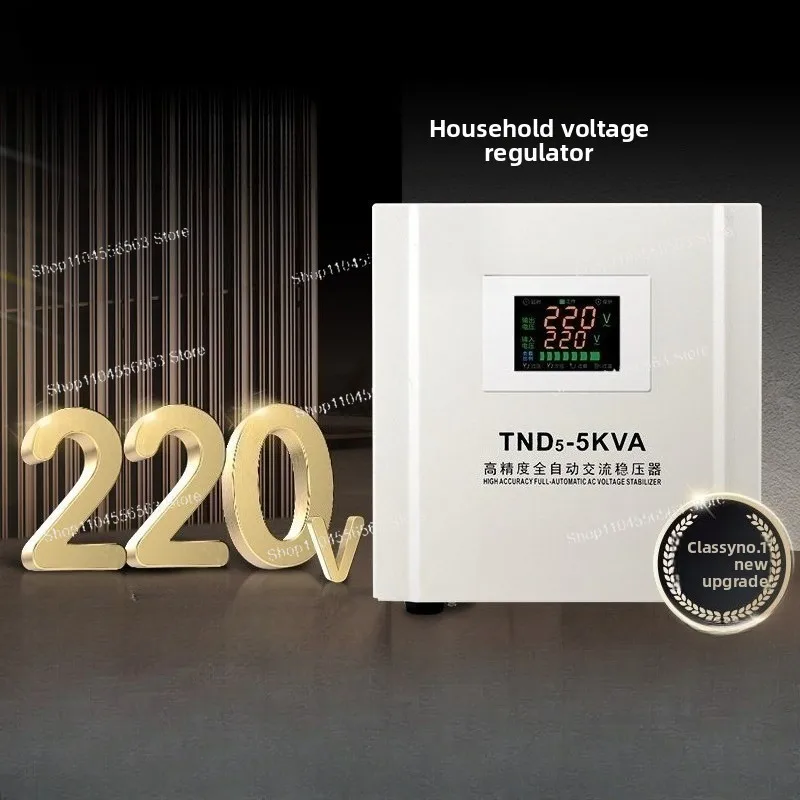 

Power Voltage Stabilizer 5KVA TND Single Phase AC low voltage 90V to 260V AutoServo Voltage Regulator 220V Stabilizer
