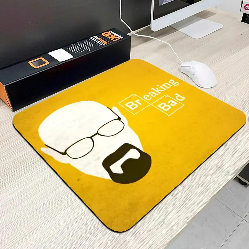 Breaking Bad Mouse Pad Small Office Table Mats Computer Accessories Washable Non-slip Rubber with Precision Lock Edge