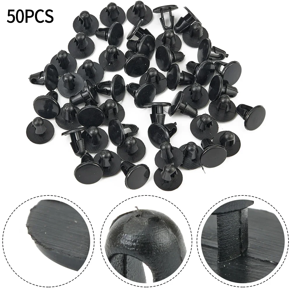 

Cover Plastic Black Replacement Fastener Accessories 5mm Dia Car Hole Engine Door Panel Retainer Fender Bumper