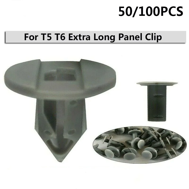 

50/100pcs Longer Long Panel Clip ForTRANSPORTER T5 T6 Trim Van Carpet Camper