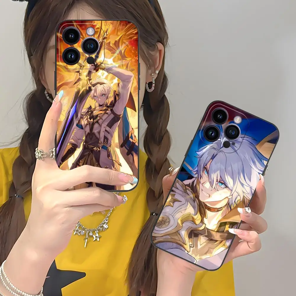 

Honkai Impact Phainon Phone Case for iPhone 17 16 15 14 13 12 11 X XR XS 8 7 Pro Max Plus Mini Colour Protective Cover Pretty