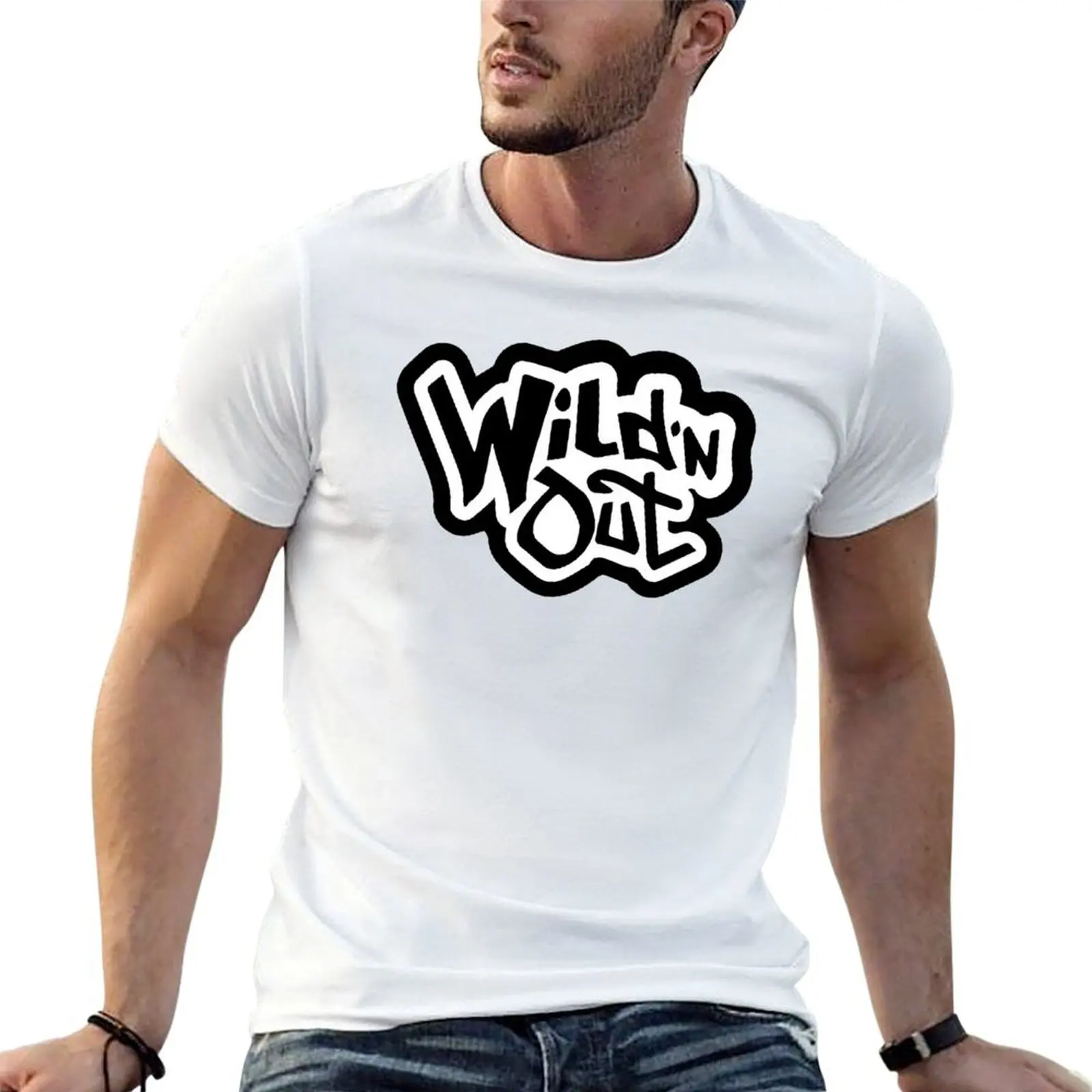 

Wild N Out T-Shirt cotton tshirt 100% black cotton t-shirt plain for man package T-Shirt