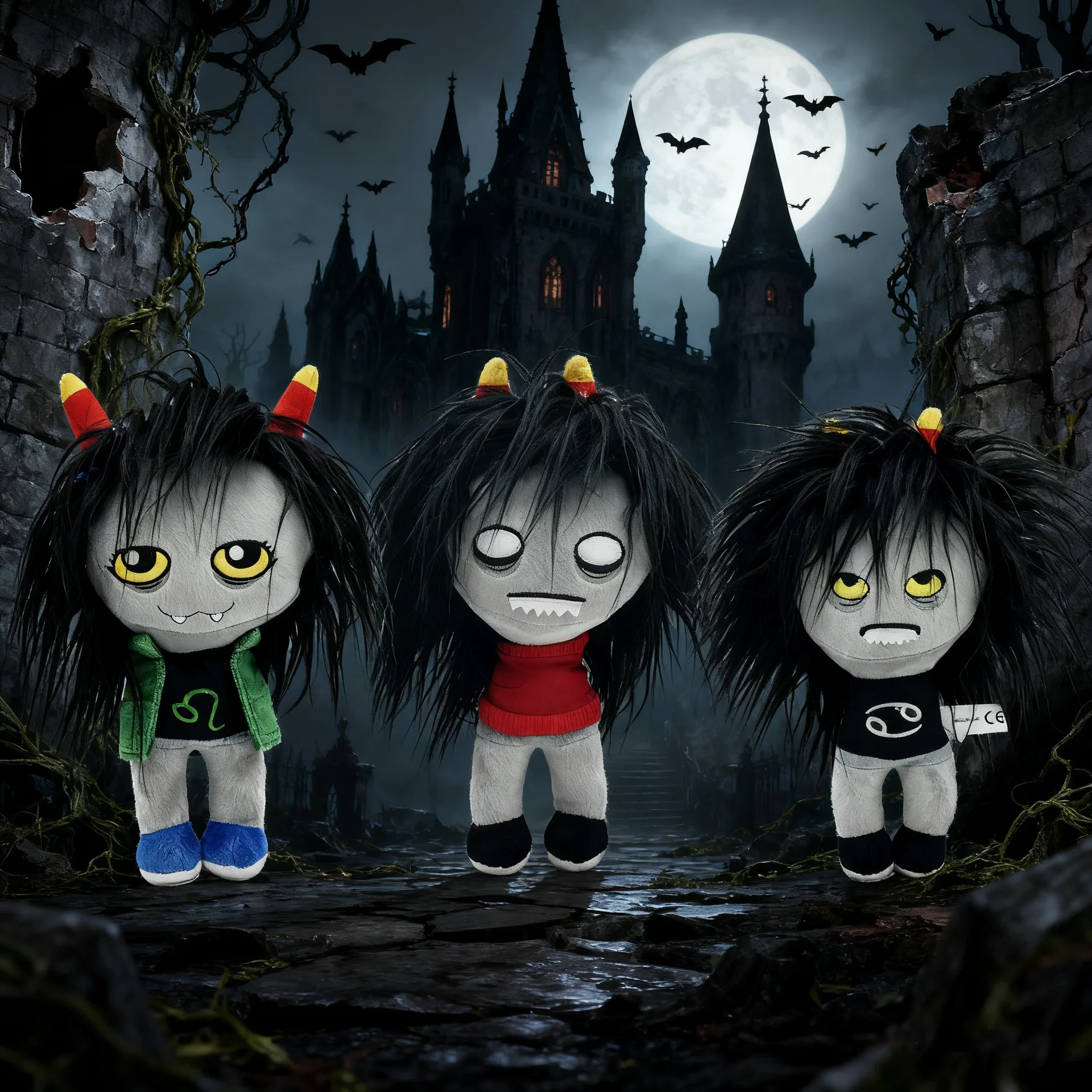 

New Anime Homestuck Karkat Plush Doll Toy 25CM Cute Cartoon Soft Karkat Plush Dolls Toy Periphery Room Decoration For Kid Gift