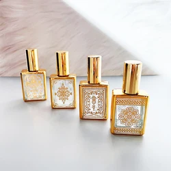 15ml Glass Perfume Dispenser Bottle Electroplated Uv Spray Empty Bottle Portable Travel Sample Press Replacements Glass Bottle